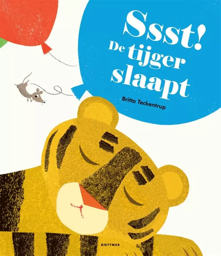 Ssst. De tijger slaapt. Kartonboek. 3+