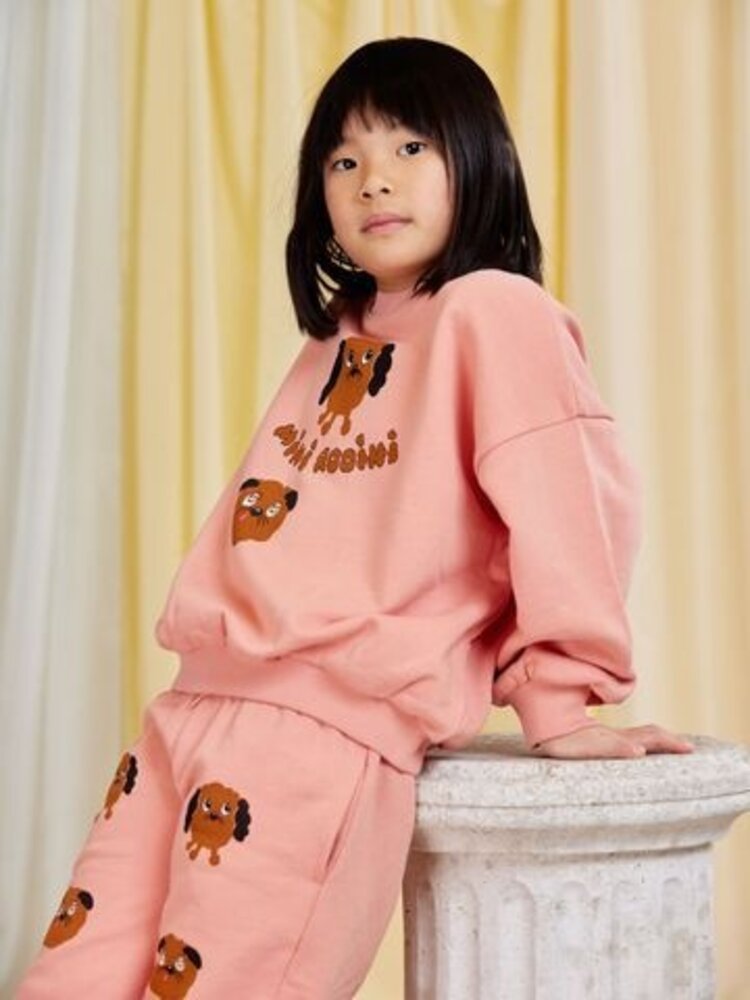 Mini Rodini Doggies sp sweatshirt pink