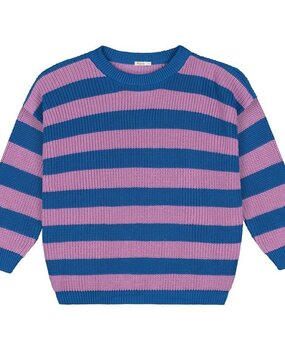 Yuki Kidswear Stripes knitted WOMEN’S sweater - Cotton Candy - M