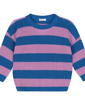 Yuki Kidswear Stripes knitted sweater - Cotton Candy - 5-6 Y