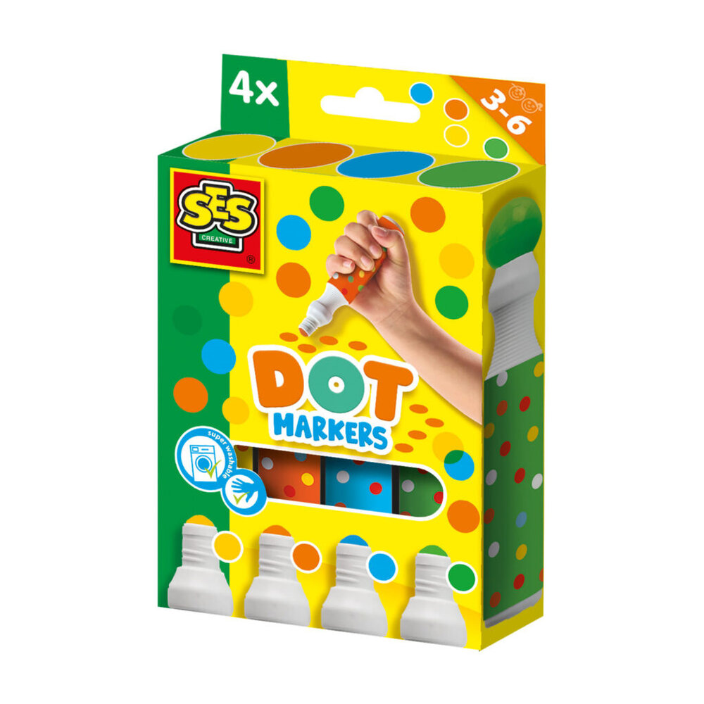 SES Dot markers - 4 XXL  - stempelstiften