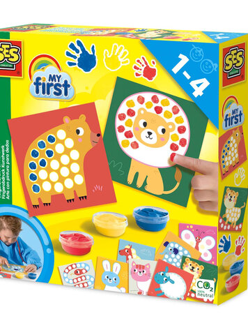 SES My first - Vingerafdruk verf kunstwerk