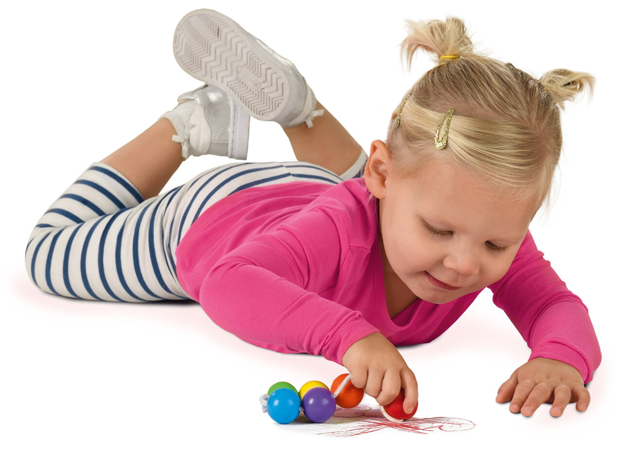 SES My first - Krijt kralen - eerste kleurkrijtjes voor peuters