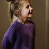 Yuki Kidswear Chunky knitted sweater - Amethyst Yuki Kidswear Chunky knitted sweater - Amethyst