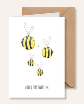 Juulz Illustrations Geboortekaart Tweeling Juulz Illustrations Geboortekaart Tweeling