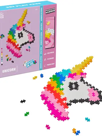 Plus Plus Puzzle By Number Eenhoorn 250ST