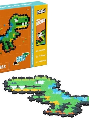 Plus Plus Puzzle By Number T-Rex 250ST