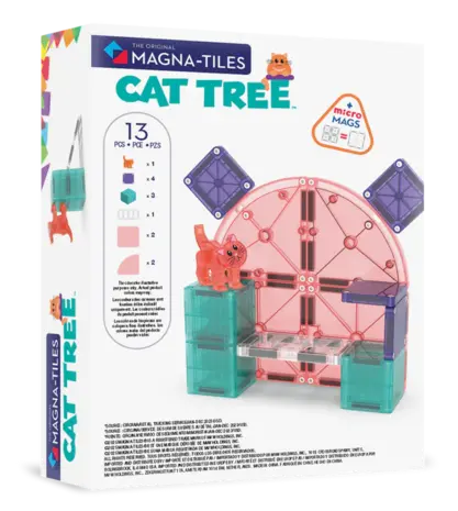 Magna Tiles Cat Tree 13ST | Magnetische tegels met kat