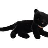 Maileg Sleeping kitten plush edium black