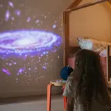 Kidywolf KIDYSTAR HD planetarium met 6 schijven galaxies