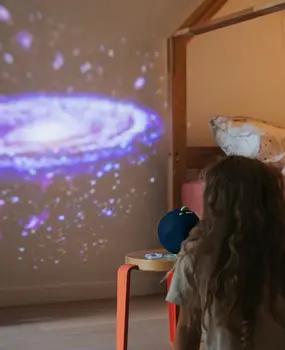 Kidywolf KIDYSTAR HD planetarium met 6 schijven galaxies