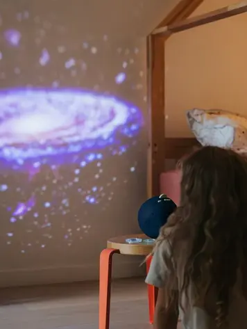 Kidywolf KIDYSTAR HD planetarium met 6 schijven galaxies