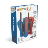 Kidywolf KIDYTALK Walkie talkies blauw-rood Kidywolf KIDYTALK Walkie talkies blauw-rood