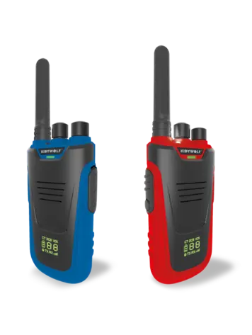 Kidywolf KIDYTALK Walkie talkies blauw-rood