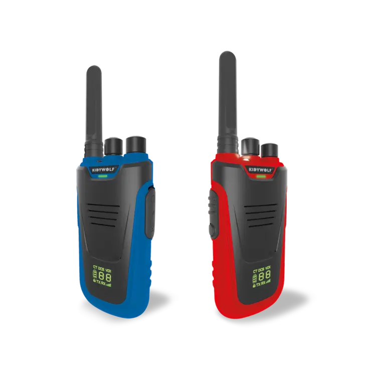 Kidywolf KIDYTALK Walkie talkies blauw-rood