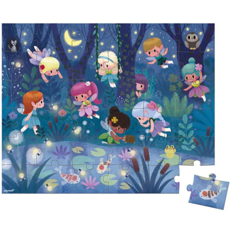 Janod Janod Puzzel - Elfjes en waterlelies