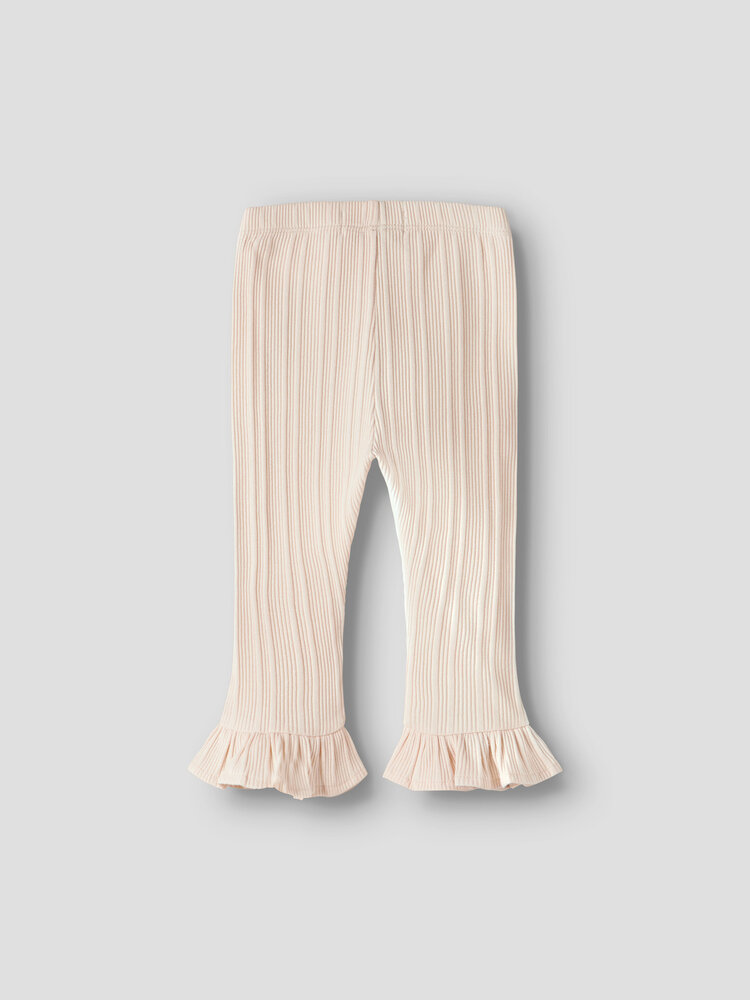 Lil Atelier legging voor baby's slim fit novelle peach