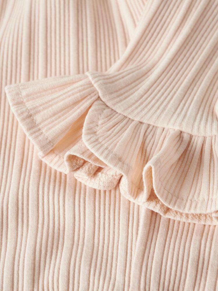 Lil Atelier legging voor baby's slim fit novelle peach