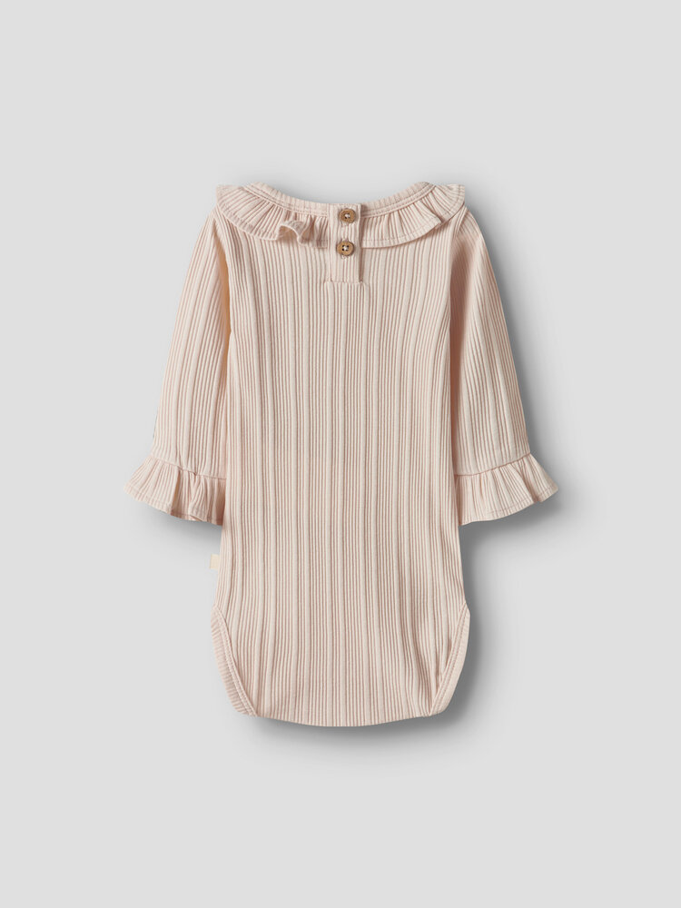 Lil Atelier romper met lange mouwen en ruches