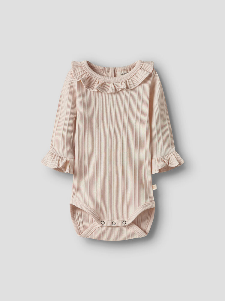 Lil Atelier romper met lange mouwen en ruches