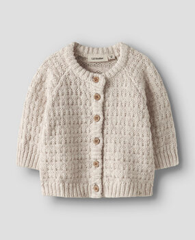 Lil Atelier 13251092 NBFBELLA LS KNIT CARD LIL Novelle Peach MELANGE