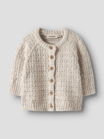 Lil Atelier 13251092 NBFBELLA LS KNIT CARD LIL Novelle Peach MELANGE