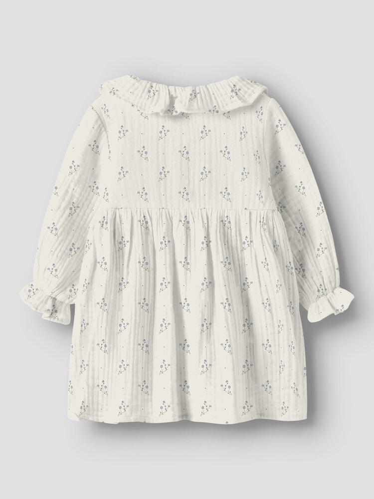 Lil Atelier losvallend jurkje  voor baby's met print en lange mouwen