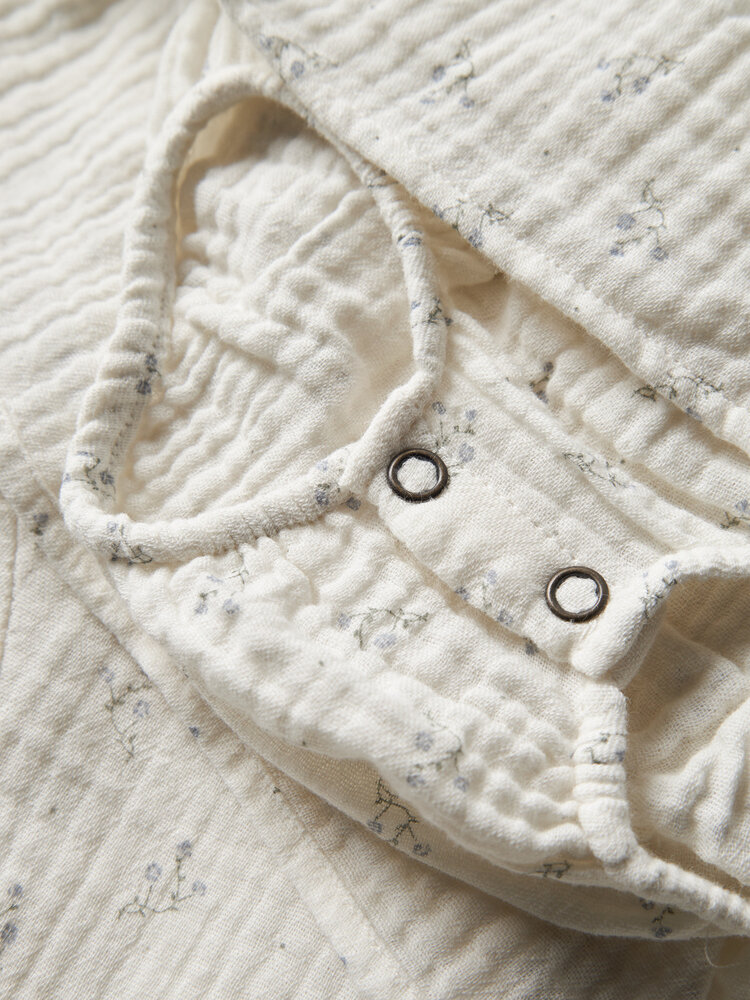 Lil Atelier losvallend jurkje  voor baby's met print en lange mouwen