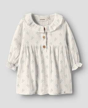 Lil Atelier 13251094 NBFBALIA LS LOOSE BODY DRESS LIL Coconut Milk