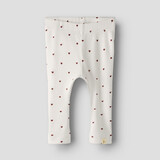 Lil Atelier 13221390 NBFGAGO SLIM LEGGING LIL NOOS Coconut Milk HEART