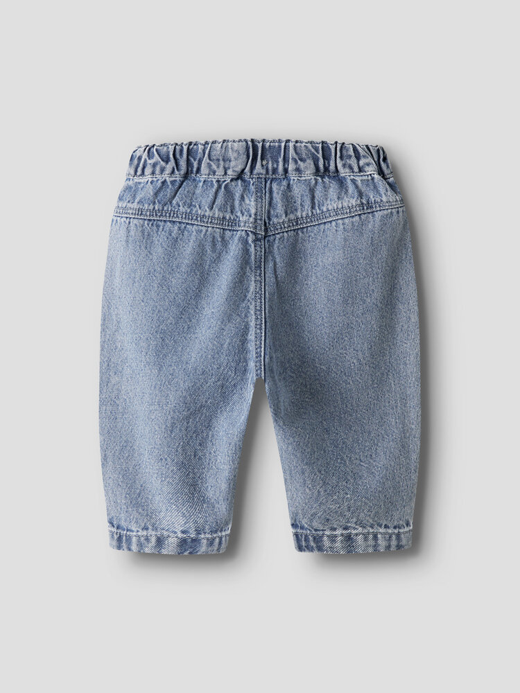 Lil Atelier baby spijkerbroek met verstelbare taille