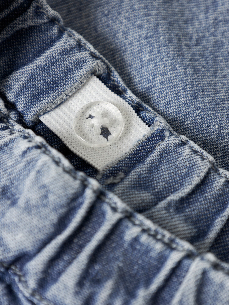 Lil Atelier baby spijkerbroek met verstelbare taille