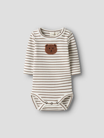 Lil Atelier 13251180 NBMTONTO TOR LS SLIM BODY LIL Coconut Milk