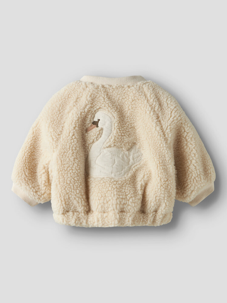 Lil Atelier 13240349 NBNLAJO BOMBER JACKET LIL Turtledove SWAN