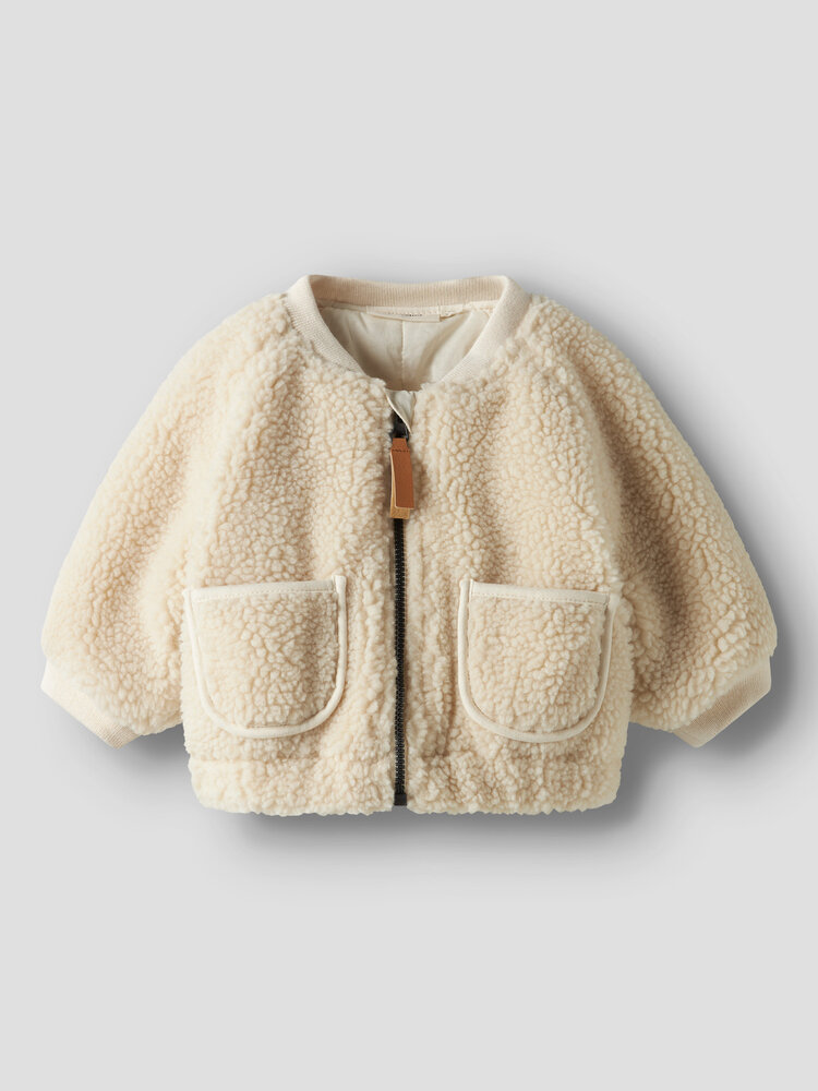 Lil Atelier 13240349 NBNLAJO BOMBER JACKET LIL Turtledove SWAN
