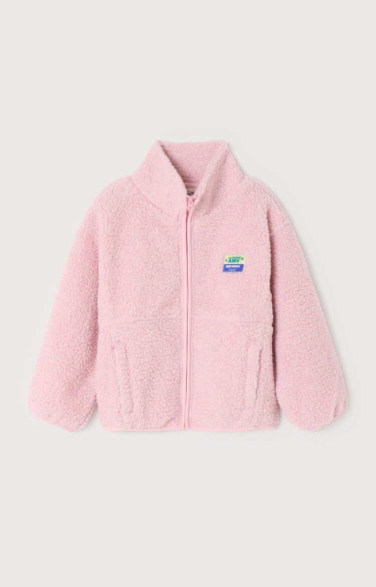 American Vintage teddy jas Hoktown roze