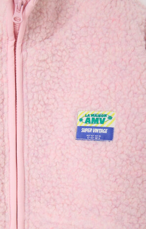 American Vintage teddy jas Hoktown roze