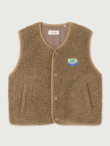 American Vintage Bodywarmer Hoktown Muscade Chine
