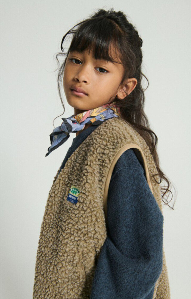 American Vintage teddy bodywarmer bruin