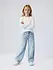 13243099 NKFROSE WIDE EMB JEANS 2010-FR NOOS Turquoise 13243099 NKFROSE WIDE EMB JEANS 2010-FR NOOS Turquoise