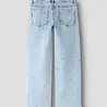 Name It 13243099 NKFROSE WIDE EMB JEANS 2010-FR NOOS Turquoise Name It 13243099 NKFROSE WIDE EMB JEANS 2010-FR NOOS Turquoise