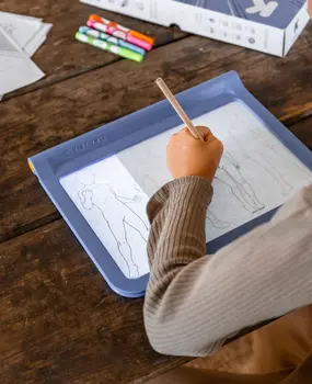 Kidywolf Kidydraw Pro Manga lichtgevende tablet blauw