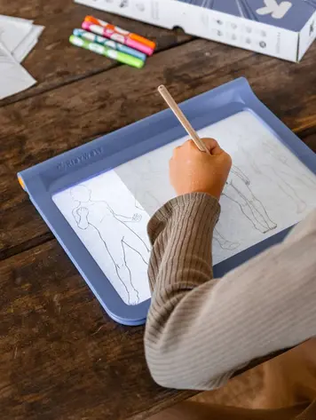 Kidywolf Kidydraw Pro Manga lichtgevende tablet blauw
