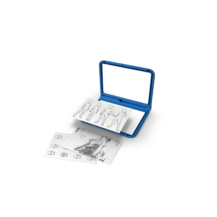Kidywolf Kidydraw Pro Manga lichtgevende tablet blauw