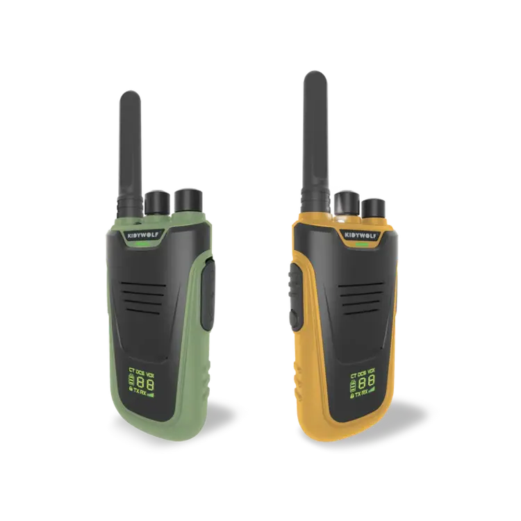 Kidywolf KIDYTALK Walkie talkies groen-mosterdgeel