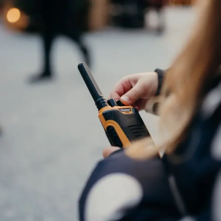 Kidywolf KIDYTALK Walkie talkies groen-mosterdgeel