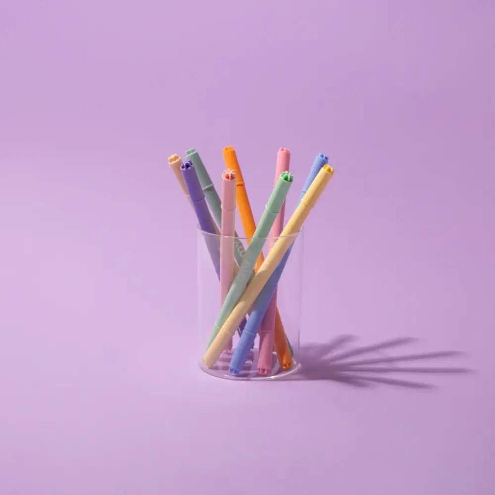 OMY dubbelzijdige stiften pastelkleuren – 9 stuks