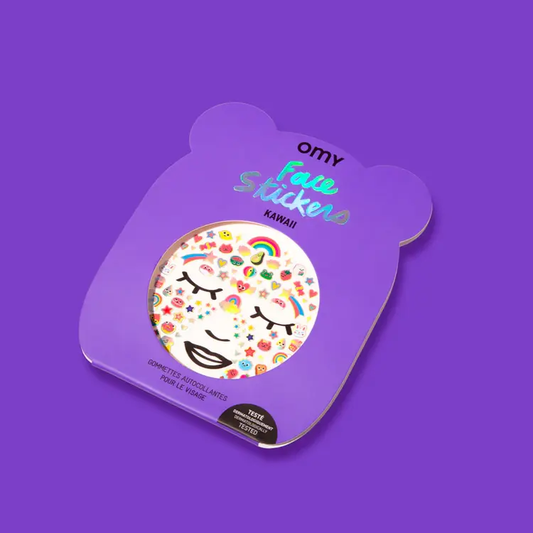 OMY fluorescerende gezichtsstickers voor kinderen Kawaii