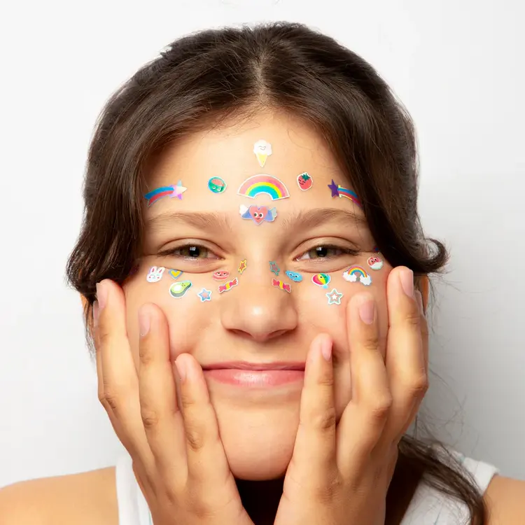 OMY fluorescerende gezichtsstickers voor kinderen Kawaii