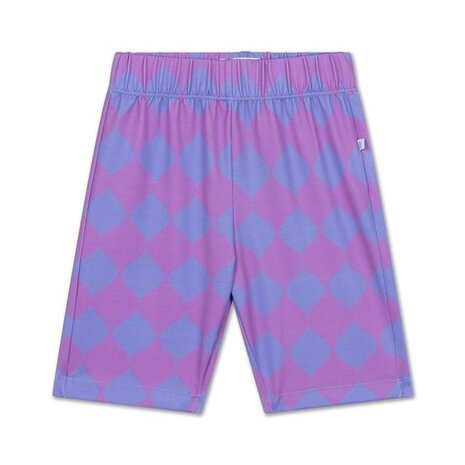 Repose 61. biker short soft harlequin - stretchy short met ruitjes print Repose 61. biker short soft harlequin - stretchy short met ruitjes print